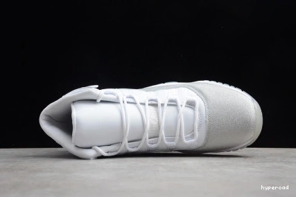Hyperoad - JORDAN SILVER METALLIC RETRO 11 WHITE 0901